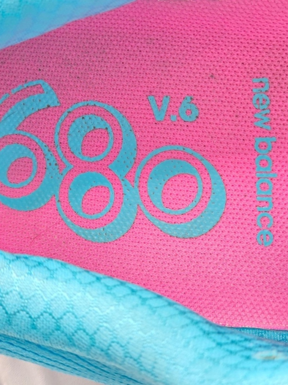 New Balance Shoes 680 v6 Running Womens 9 Blue Tie Dye emblem Style Athletic - Picture 8 of 10